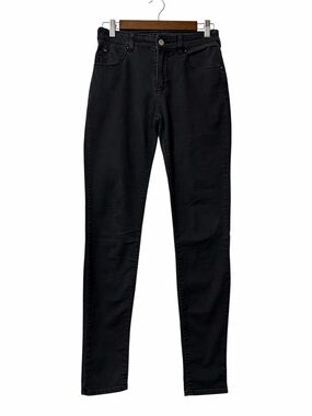 Armani Jeans AJ Women’s Black Skinny Jeans Mid Rise Designer Denim